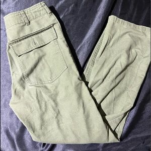 brandy melville green cargo pants